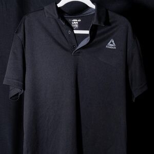 Reebok Men's Black Polo-shirts